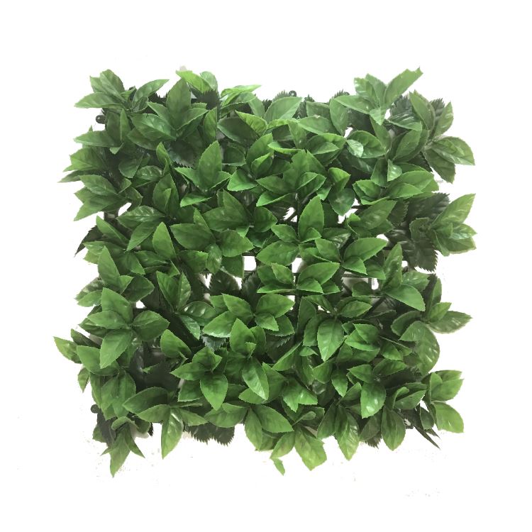 Artificial Plant Wall - Green Leaves Artificial Plant Wall - Green Leaves