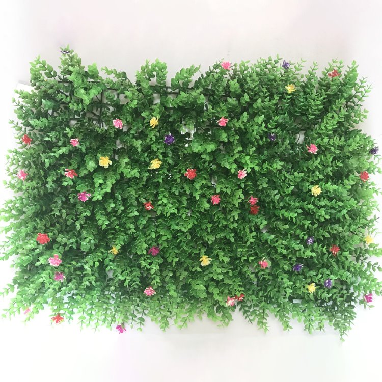 Artificial Plant Wall - Small Pachira Eucalyptus With Flowers Artificial Plant Wall - Small Pachira Eucalyptus With Flowers