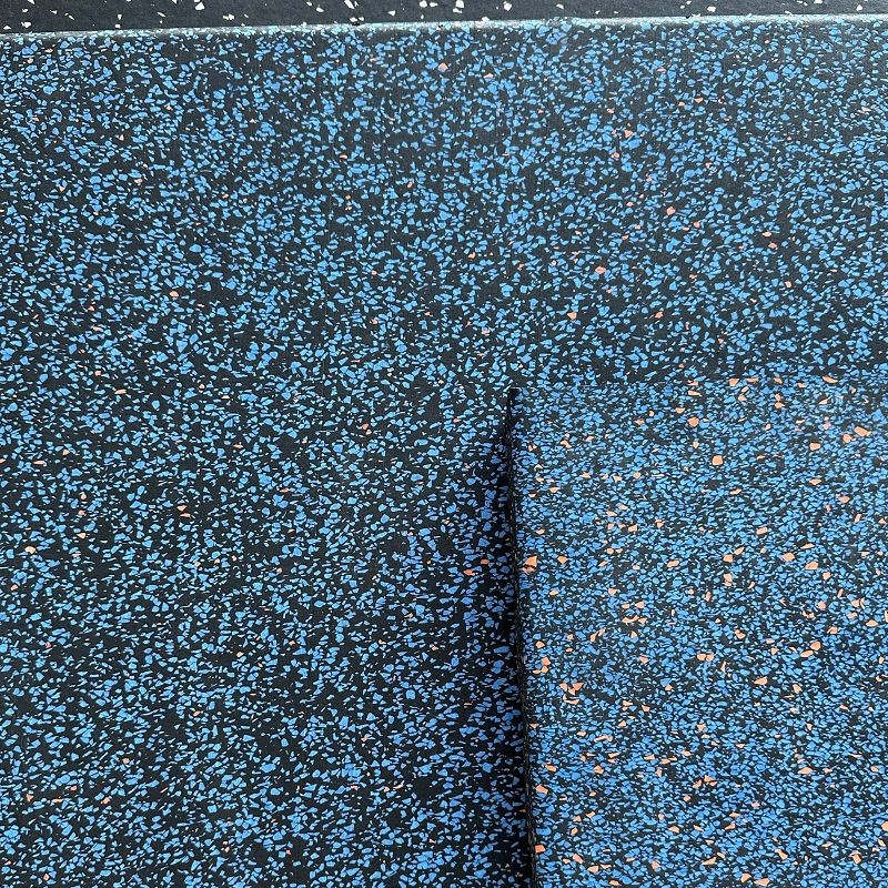 Composite Speckled Gym Rubber Tile - Multi Color factory Composite Speckled Gym Rubber Tile - Multi Color factory
