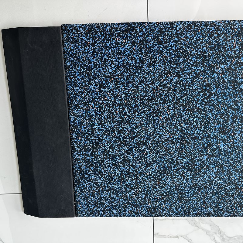 Composite Speckled Gym Rubber Tile - Multi Color Composite Speckled Gym Rubber Tile - Multi Color