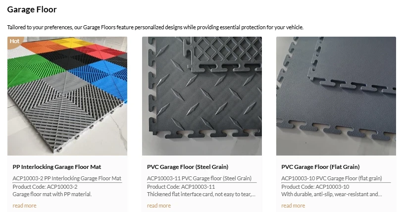 AOCHEN Garage Flooring