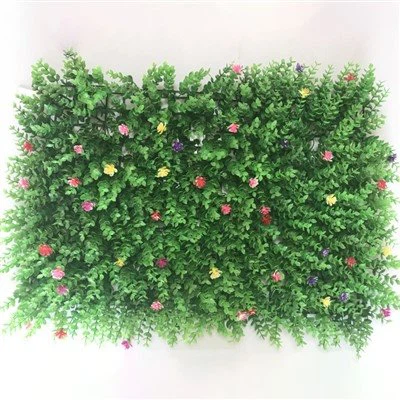 Artificial Plant Wall - Small Pachira Eucalyptus With Flowers