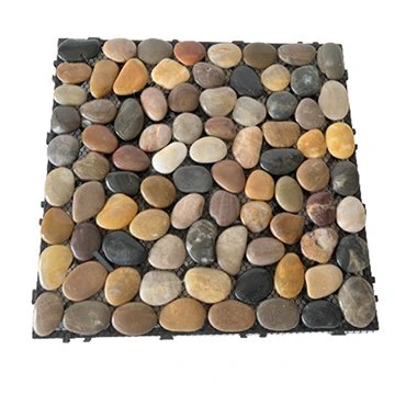 Splicing Plastic Wood Floor- Colored Stone Pebbles Splicing Plastic Wood Floor- Colored Stone Pebbles